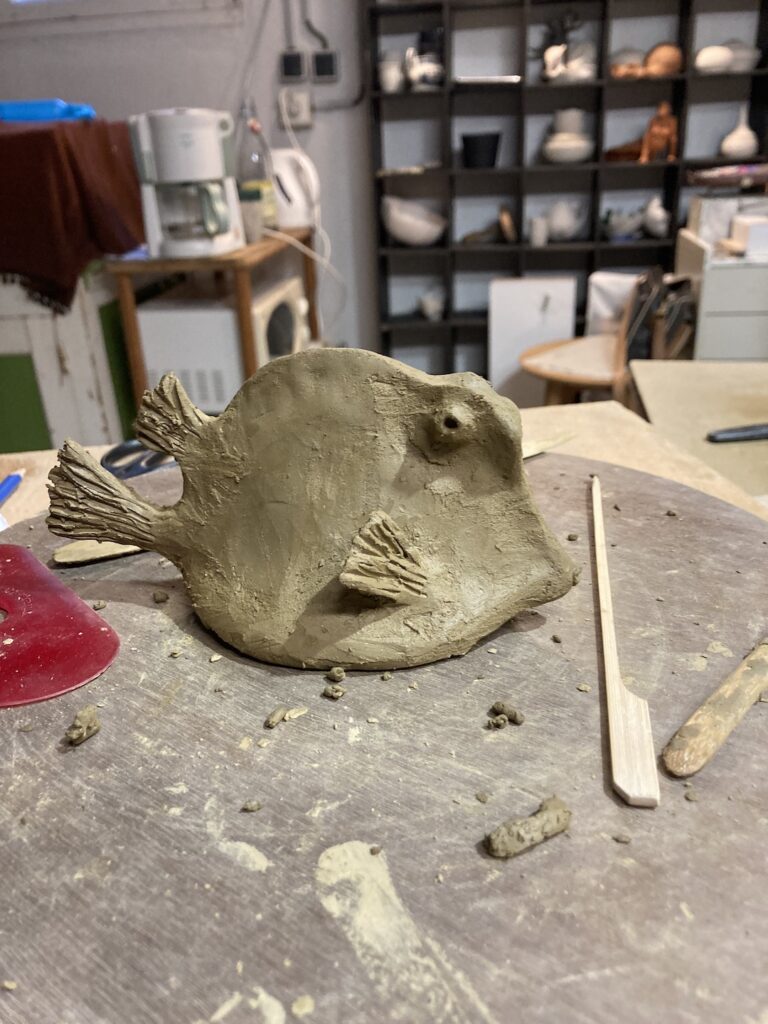 poisson modelage terre du FUILET